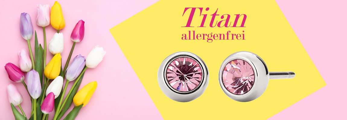 Titan Ohrringe für Allergiker