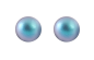 Preview: Optex Titan Perstecker mit Swarovski Perle flach Iridescent Light Blue