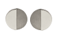 Preview: Medizinische Titan Ohrringe rund 12mm