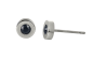 Mobile Preview: Medizinische Titan Ohrringe Damen mit Kristallen von Swarovski® in aqua