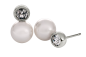 Mobile Preview: Optex Titan Ohrstecker Damen Perle und Kristall