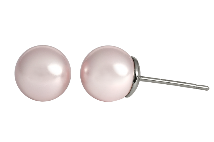 Optex medizinische Perlen-Ohrringe aus Titan
