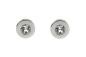 Preview: Medizinische Titan Ohrstecker mit Kristallen von Swarovski®