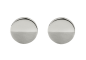 Preview: Medizinische Titan Ohrstecker rund 10mm