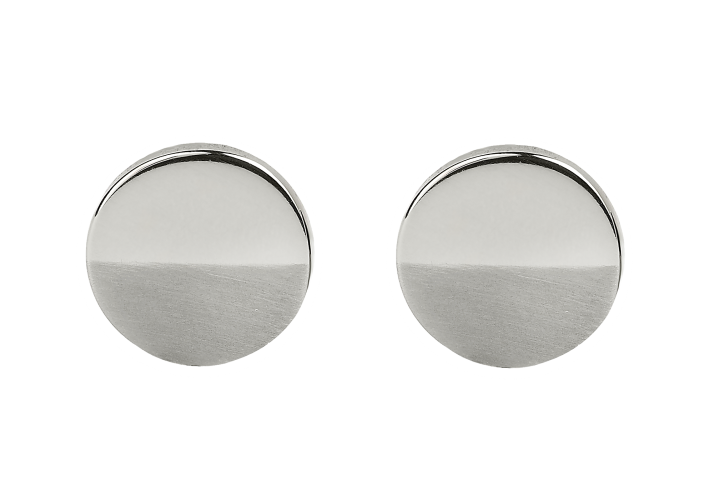 Medizinische Titan Ohrstecker rund 10mm