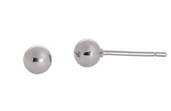 medizinische titan kugel ohrstecker 5 mm