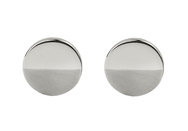 Medizinische Titan Ohrstecker rund 10mm