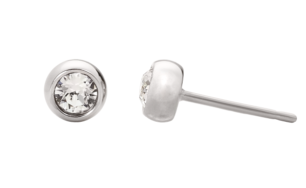 OPTEX. Titan Ohrringe mit Stein